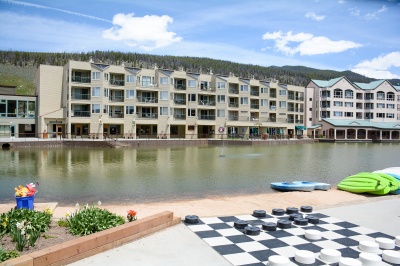 Lakeside Neighborhood at Keystone offers boating in summer and skating in the winter