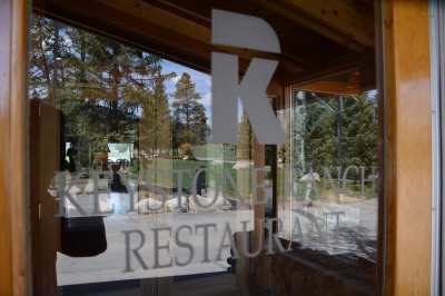 In the Clubhouse at Keystone Ranch Golf Course, this restaurant is one of the finest in Summit County
