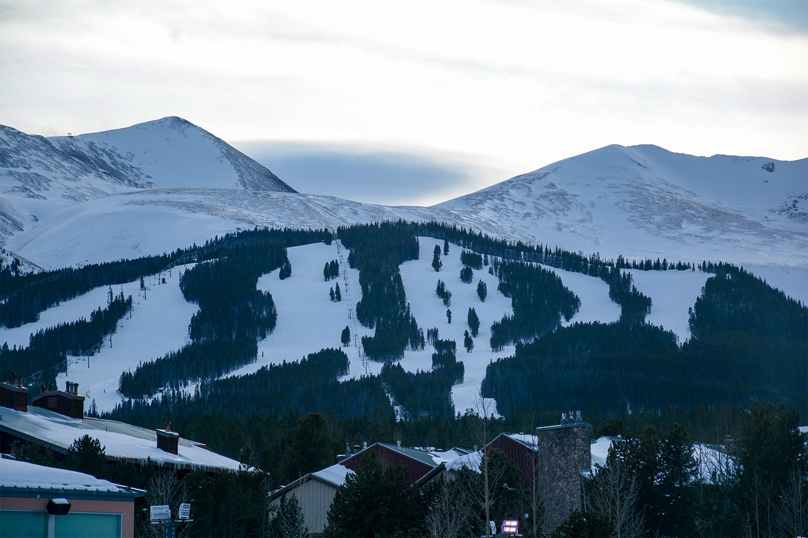 View from the Eagle Subdivision of the Breckenridge Ski Resort