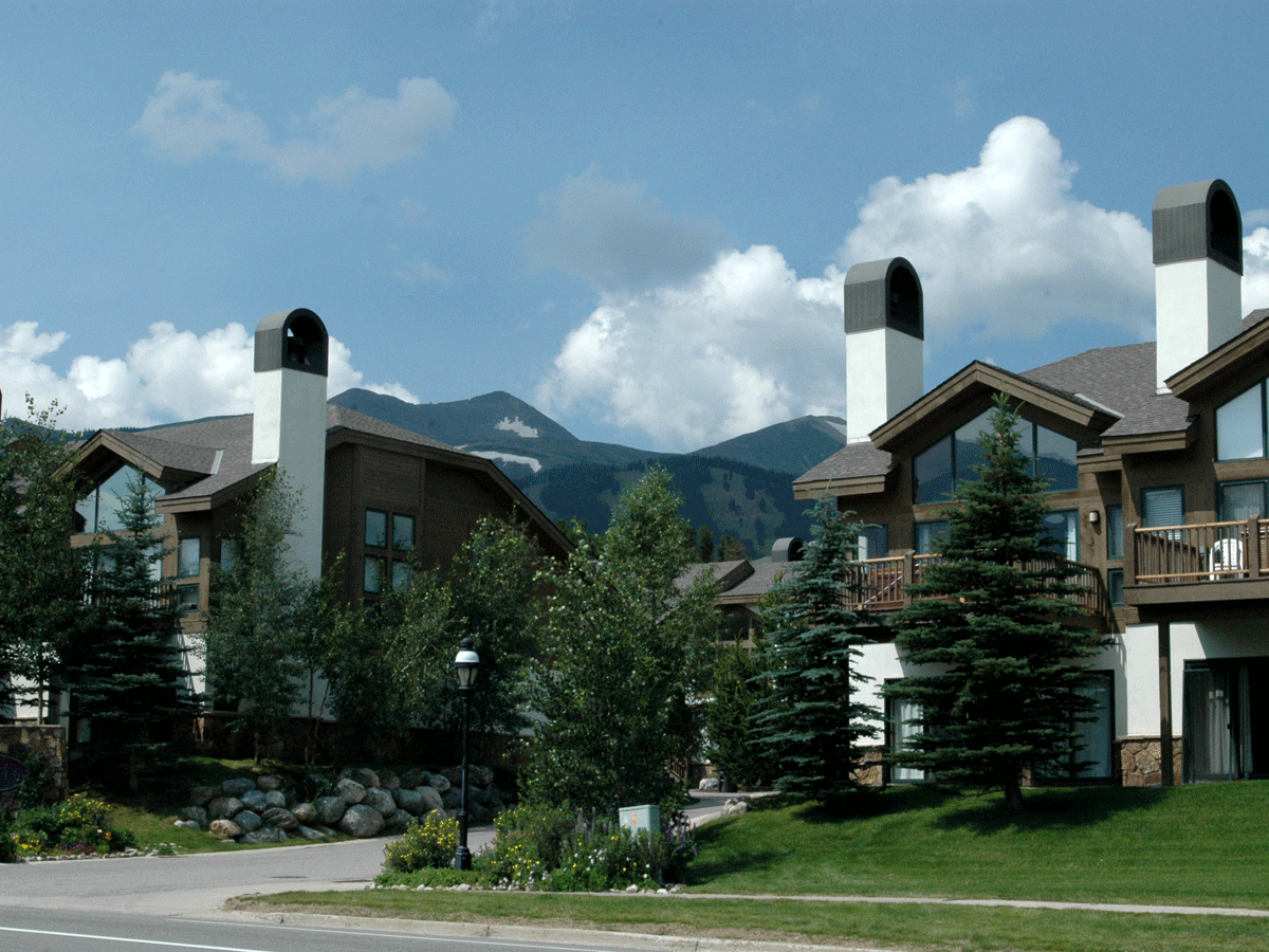 One Breck Place Townhomes on Park Avenue in Breckenridge
