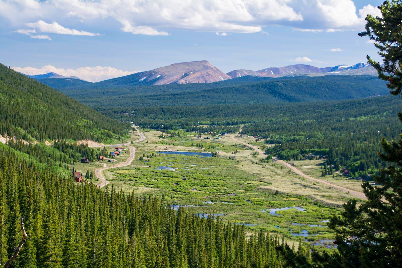 View of Placer Valley in Park County, Colorado