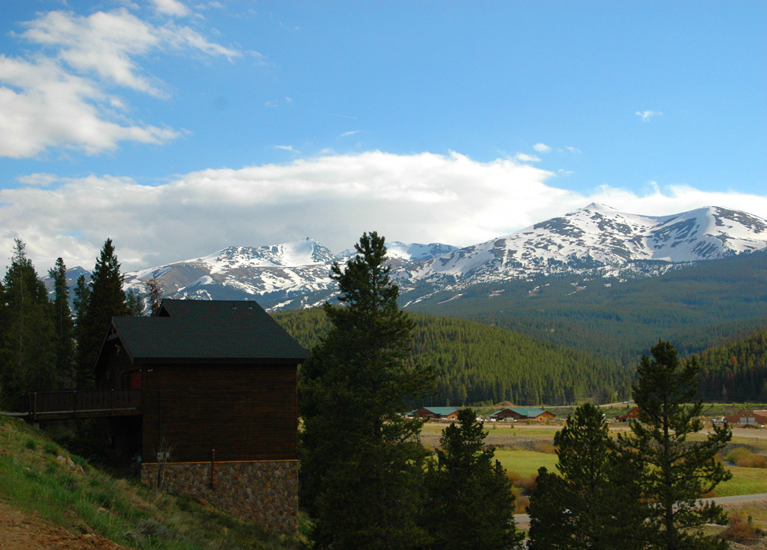 View from a Silver Shekel home in Breckenridge