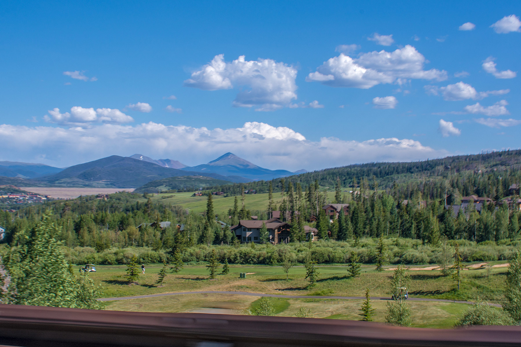 View to the Gore Range from Silverthorne