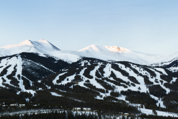 a view of breckenridge ski area