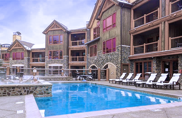 Pool at Bluesky Breckenridge near the Snowflake Lift 