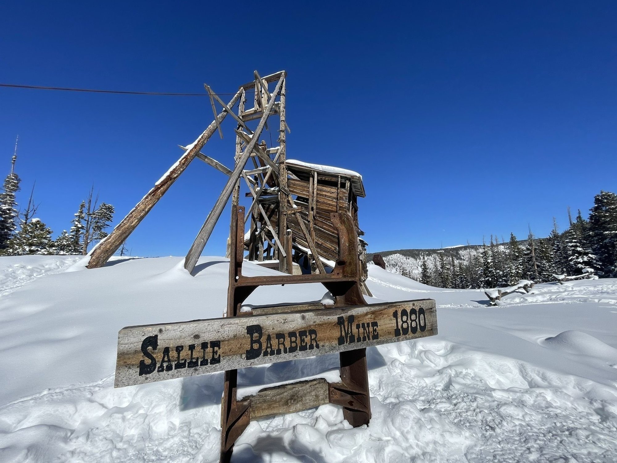 Best Winter Trails Near Breckenridge: Sallie Barber Mine Trail