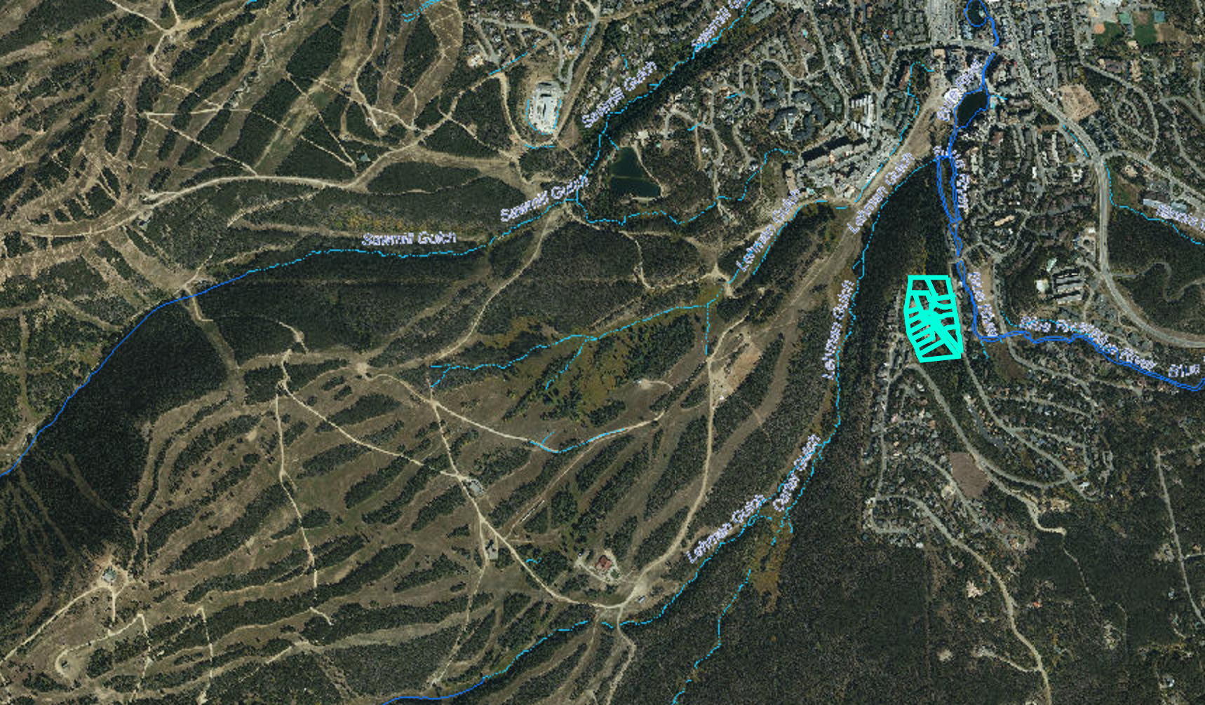 aerial map of warriors preserve subdivison