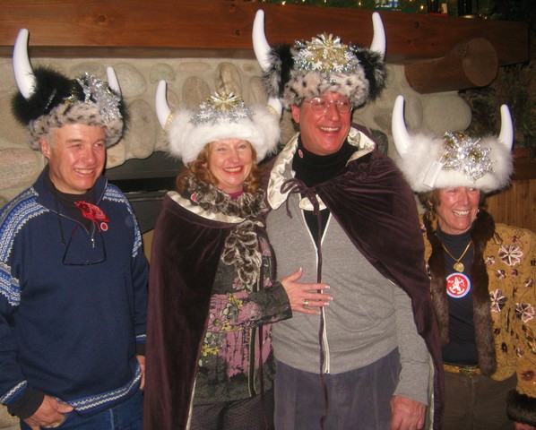 Ullr Fest King and Queen - Breckenridge Associate Rob Neyland and Deb Neyland as King and Queen of Ullr