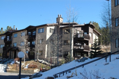 Woods Manor Condos, close to the Breckenridge Ski Resort in Breckenridge, Summit County, Colorado.